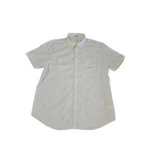 Calvin Klein Lime Green Men's Casual Button Up Shirt Sz Large